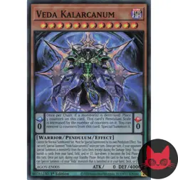 Yugioh Veda Kalarcanum AGOV-EN005 Super Rare 1st Edition NM - Image 1