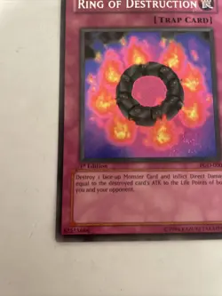 Ring of Destruction PGD-000 Pharaonic Guardian Secret Rare 1st Edition NM - Image 4