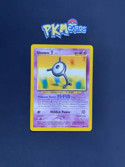 Pokemon TCG Unown Y Neo Revelation 40/64 Regular LP. - Image 1