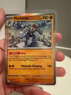1x Pokemon TCG Machamp 068/165 Scarlet & Violet 151 Holo Rare Card NM 1222#18-20 - Image 5