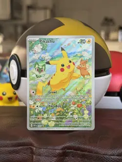 Pokemon TCG Pikachu Holo Rare Scarlet & Violet Full Art Promo SVP #088 - Image 2