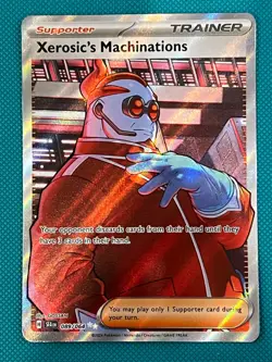 Pokemon Card Xerosics Machinations 089/064 Full Art Rare Shrouded Fable NM - Image 1