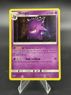 Gengar - 38/111 - S&M Crimson Invasion - Holo Rare - LP - Pokemon TCG - Image 1