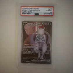 PSA 10 Pokemon 213/182 Team Rocket’s Mewtwo ex Full Art Destined Rivals - Image 1