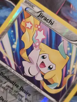 Jirachi 42/108 XY Roaring Skies Reverse Holo Rare Pokemon Card - Image 2