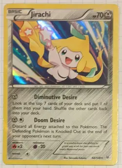 Jirachi 42/108 LP Holo Rare Pokemon XY - Roaring Skies - Image 1