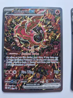 Phantasmal Flames UPC Mega Charizard X EX 023 & Oricorio EX 024 Promo Pokemon - Image 4