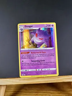 Pokemon Card Gengar 066/196 Lost Origin Holo Rare Near Mint - Image 1