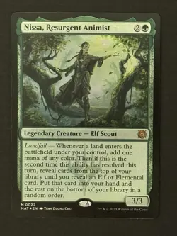 Magic The Gathering Nissa, Resurgent Animist March Of The Machine Foil - Image 1