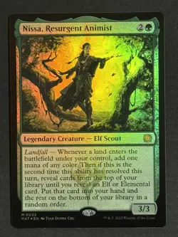 Magic The Gathering Nissa, Resurgent Animist March Of The Machine Foil - Image 2