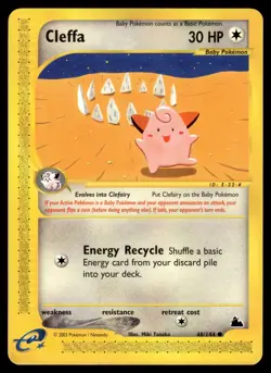 CLEFFA - 48/144 Common Skyridge Pokemon LP - Image 1