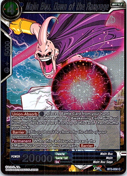 Majin Buu, Dawn Of The Rampage BT3-050 C Foil Dragon Ball Super Card - Image 1