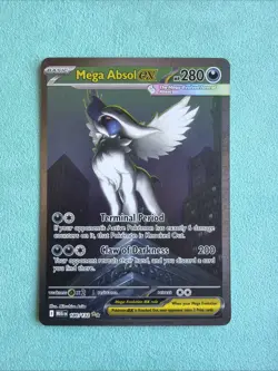 Mega Absol ex 180/132 - Mega Evolution Pokemon TCG - NM Card - Image 1