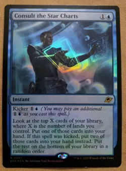 Consult the Star Charts Magic: The Gathering Edge of Eternities #51 (RARE) FOIL - Image 1