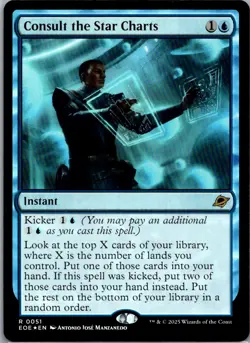 Consult the Star Charts Foil from Edge of Eternities, #51 in NM condition - Image 1