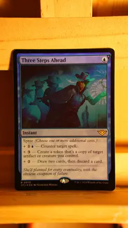 Three Steps Ahead - Foil - NM - Outlaws of Thunder Junction - MTG - Image 1