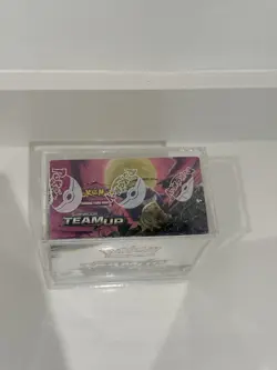 2019 Team Up Booster Box 36 Packs Pokemon TCG Sun & Moon Sealed Protective Case - Image 2