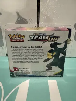 Pokemon Sun & Moon Team Up Booster Box Factory Sealed 36 Packs W/ Acrylic Case 820650814860 - Image 4