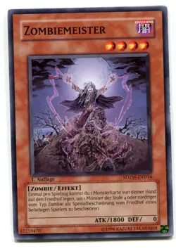 Yu-Gi-Oh! Zombiemeister Common SDZW-DE016 - Image 1