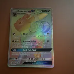 Pokemon Umbreon GX Full Art Holo Secret Rare SM Base Set 154/149 200HP 2017 - Image 1