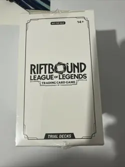 Riftbound League of Legends Trading Card Game Trial Deck Sealed Box - Image 1
