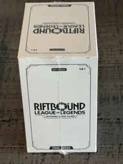 Riftbound League of Legends Trading Card Game Trial Deck Sealed Box - Image 1