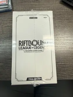 Riftbound League of Legends Trading Card Game Trial Deck Sealed Box - Image 1