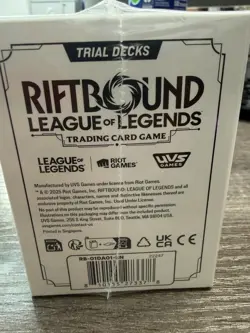 Riftbound League of Legends Trading Card Game Trial Deck Sealed Box - Image 2