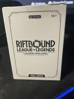 Riftbound League of Legends Trading Card Game Trial opened box Sealed Deck Boxes - Image 1