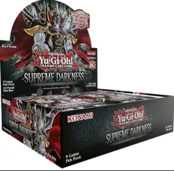 Yu-Gi-Oh! TCG Supreme Darkness Booster Box 1st Edition 24 Packs New & Sealed - Image 1