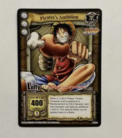 One Piece CCG The Quest Begins Pirate’s Ambition Luffy PR001 Shonen Jump Promo - Image 1
