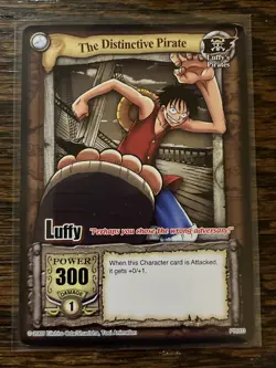 One Piece The Quest Begins CCG The Distinctive Pirate Luffy 2005 PR003 Promo NM- - Image 1