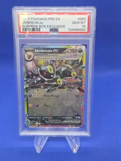 Pokemon Prismatic Evolutions Surprise Box Exclusive Umbreon ex 060/131 PSA 10 - Image 1