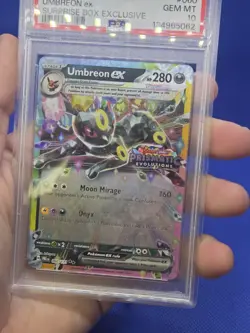 Pokemon Prismatic Evolutions Surprise Box Exclusive Umbreon ex 060/131 PSA 10 - Image 2