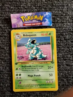 Nidoqueen 23/64 - Jungle Unlimited Non-Holo Rare 1st Edition Pokemon TCG PL-LP - Image 1