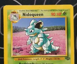 Nidoqueen 23/64 Jungle Rare Pokemon Tcg Card Vintage Wotc Moderately Played - Image 2
