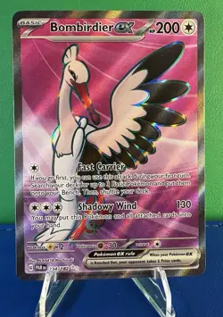 Pokemon TCG Bombirdier EX Paradox Rift Holo Ultra Rare Card 234/182 NM Condition - Image 2