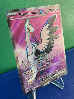 Pokemon TCG Bombirdier EX Paradox Rift Holo Ultra Rare Card 234/182 NM Condition - Image 3