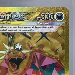 Charizard ex 228/197 Hyper Rare Pokemon SV03: Obsidian Flames Gold English NM - Image 3