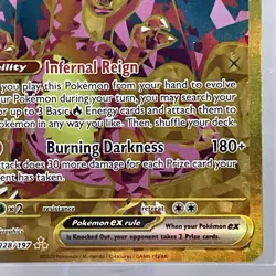 Charizard ex 228/197 Hyper Rare Pokemon SV03: Obsidian Flames Gold English NM - Image 4