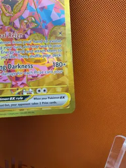 Charizard ex 228/197 Hyper Rare Pokemon SV03: Obsidian Flames Gold English NM - Image 5