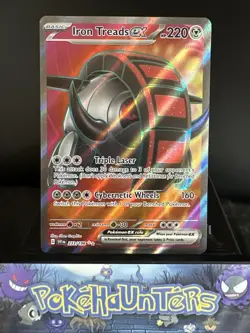 Pokemon Card Iron Treads ex 233/198 Full Art Scarlet & Violet Base Ultra Rare NM - Image 1