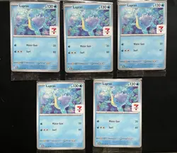 Pokemon Lapras 031/142 - 7 Eleven Exclusive Promo Sealed Lot of 5 - Image 1