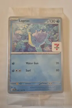Pokemon TCG Lapras 031/142 Sealed 7/11 Promo - Image 1