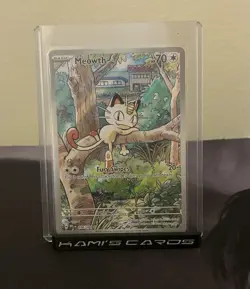 Meowth - 106/094 - Illustration Rare - Phantasmal Flames - Pokemon Card - NM/M - Image 1