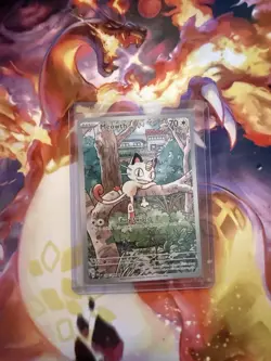 Meowth - 106/094 - Illustration Rare - Phantasmal Flames - Pokemon Card - NM/M - Image 1