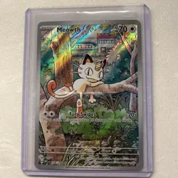 Meowth - 106/094 - Illustration Rare - Phantasmal Flames - Pokemon Card - NM/M - Image 1