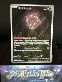Pokemon Card Spiritomb 148/132 Illustration Rare Mega Evolution Base Set NM - Image 1