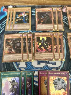 Yugioh! 53 cards GOLD BURNING ABYSS DECK Core NM Dante Graff Cir Farfa Cherubini - Image 2