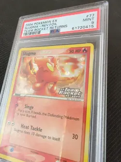 Slugma PSA 9 77/109 Ex Team Rocket Returns REVERSE HOLO FOIL Pokemon Card Mint - Image 2